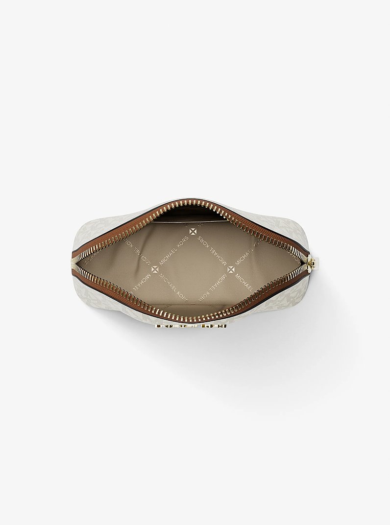 Jet Set Medium Signature Logo Travel Kit in VANILLA | Michael Kors