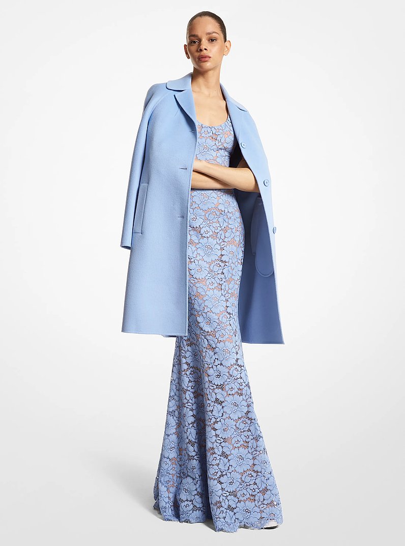 Double Face Cashgora Balmacaan in COAST | Michael Kors