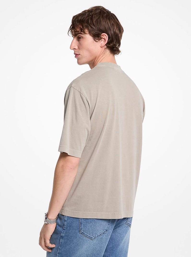 Logo Cotton T-Shirt in DUSTY SAGE | Michael Kors