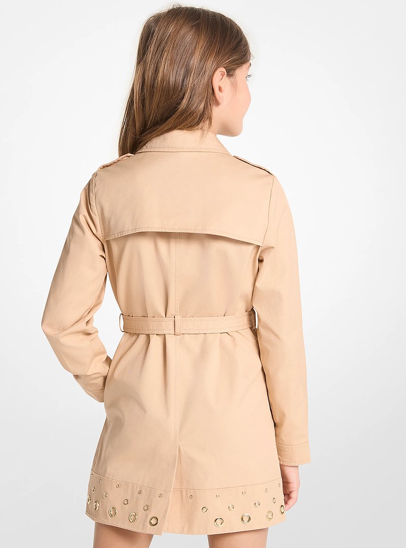 Cotton Trench Coat in CAMEL | Michael Kors