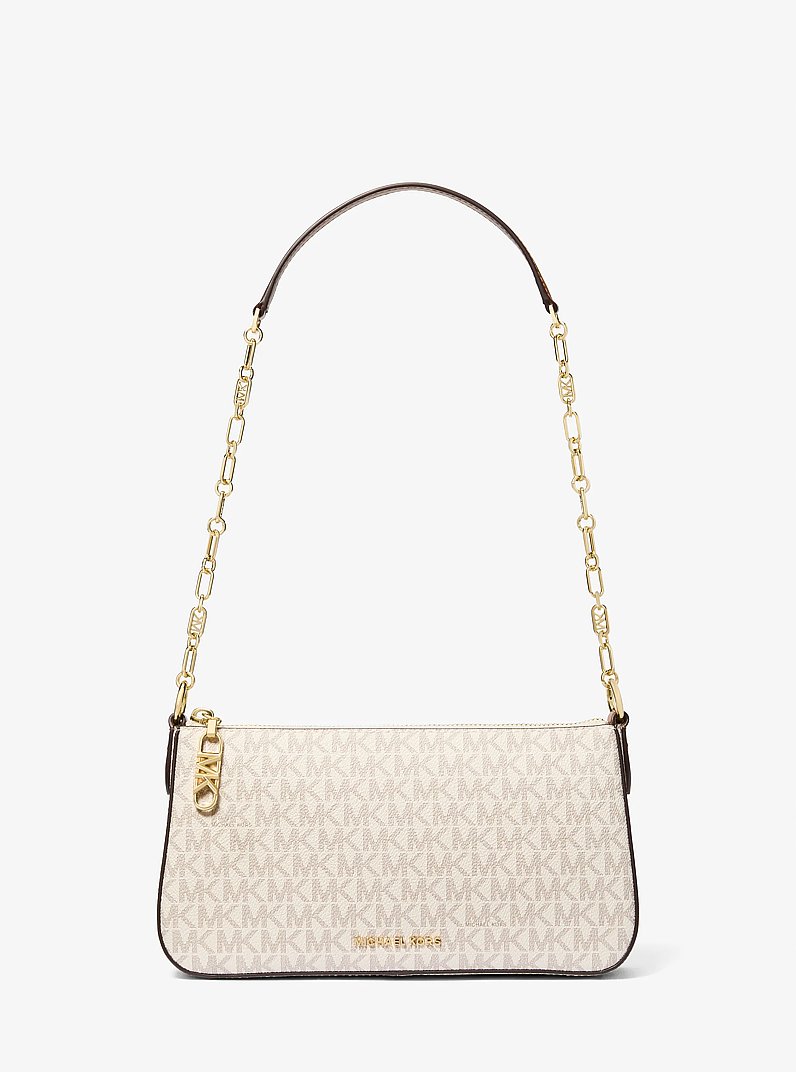Pochette media con catena e logo Empire in VANIGLIA/GHIANDA | Michael Kors