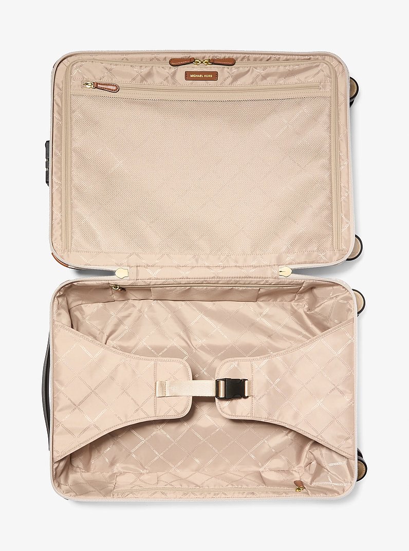 Empire Signature Logo Suitcase in VANILLA/LUGGAGE | Michael Kors