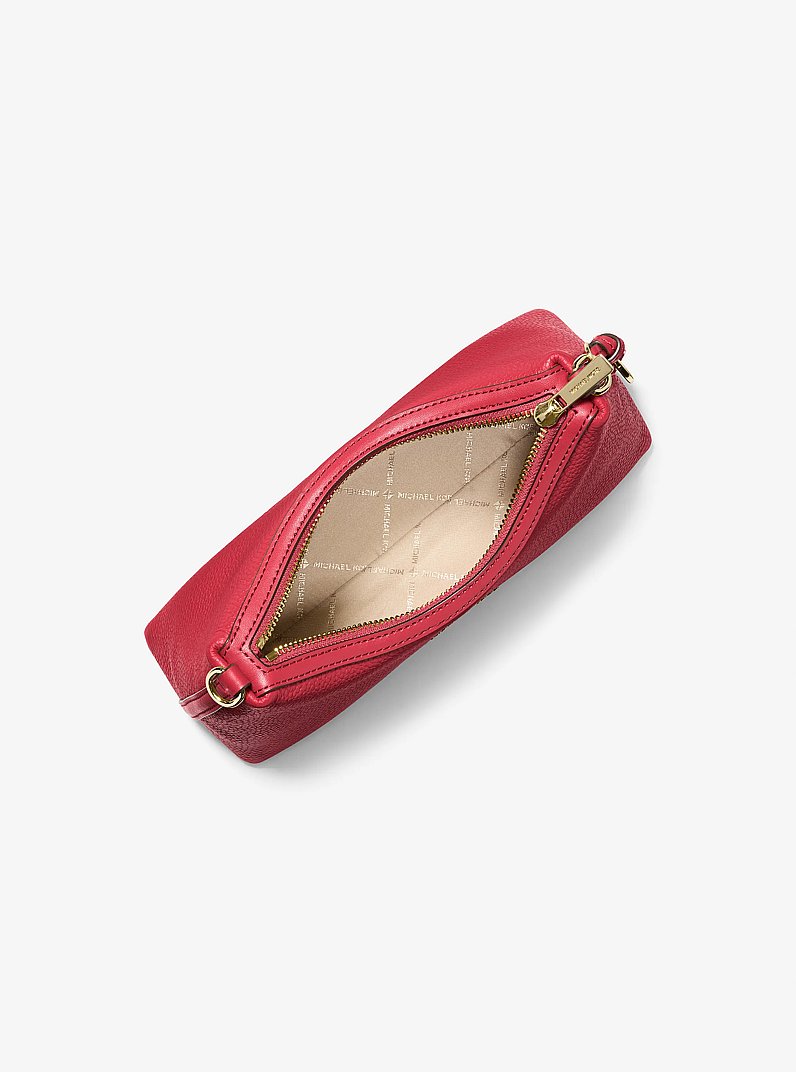 Sammy Small Pebbled Leather Convertible Crossbody Bag in BRIGHT RED | Michael Kors
