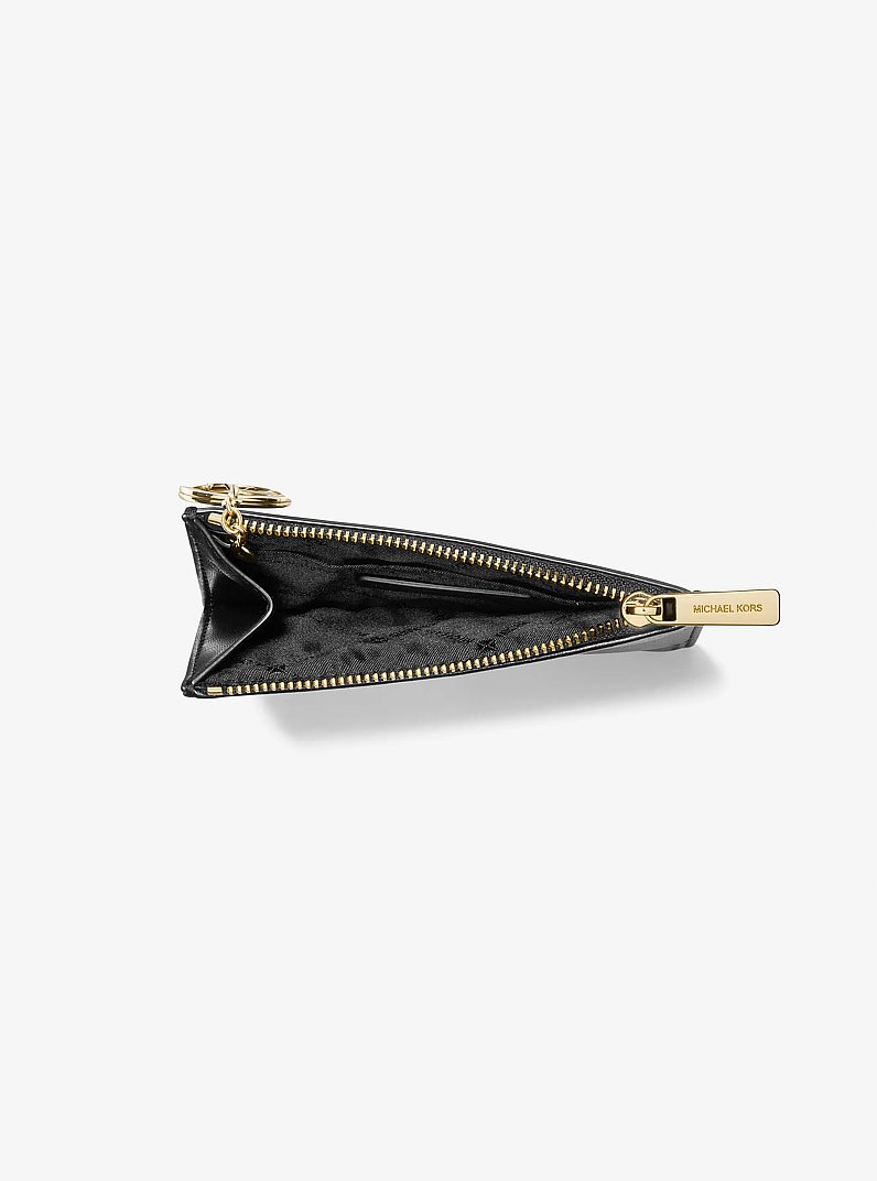 Monedero Jet Set Travel acolchado peque&ntilde;o in NEGRO | Michael Kors