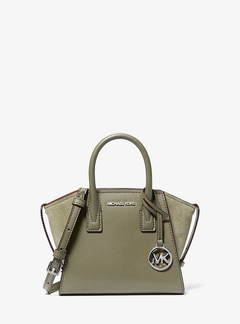 Avril Extra-Small Leather Satchel in PALE BLUE - Sale | Michael