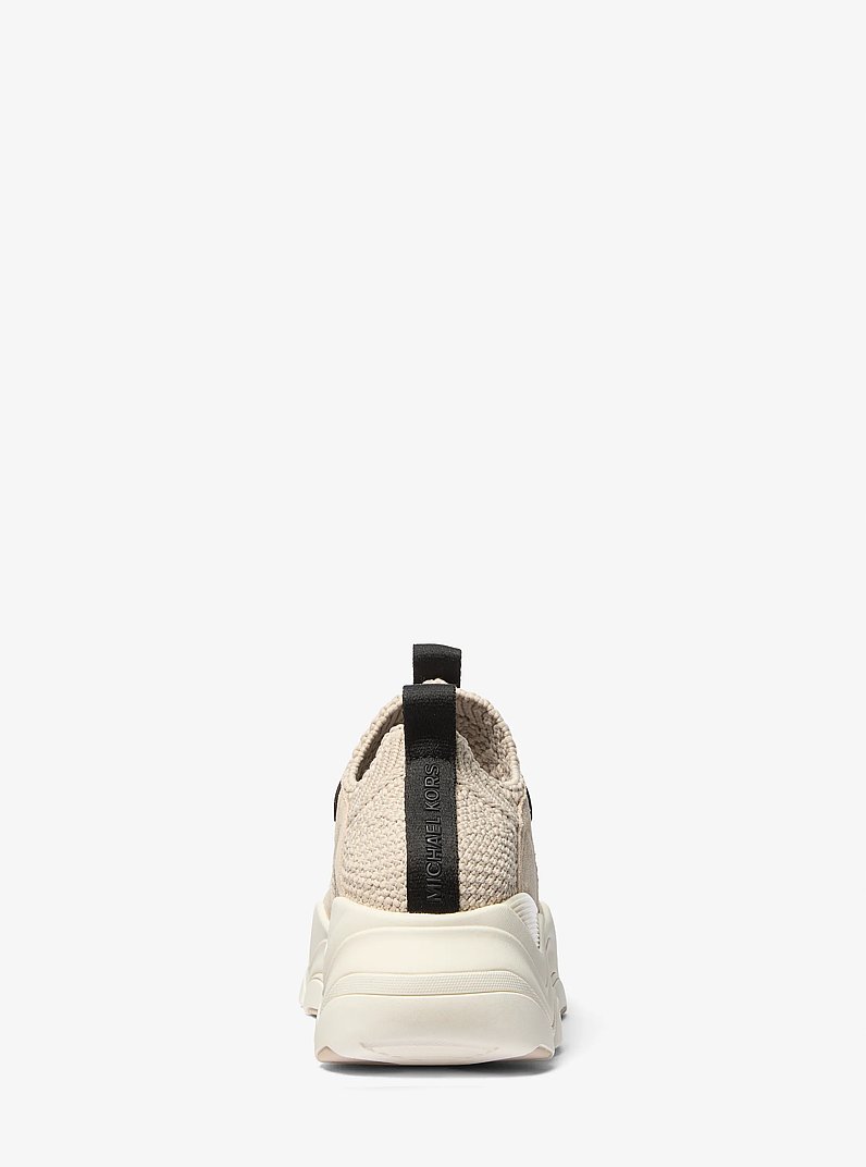Atlas Stretch Knit Trainer in LIGHT SAND | Michael Kors