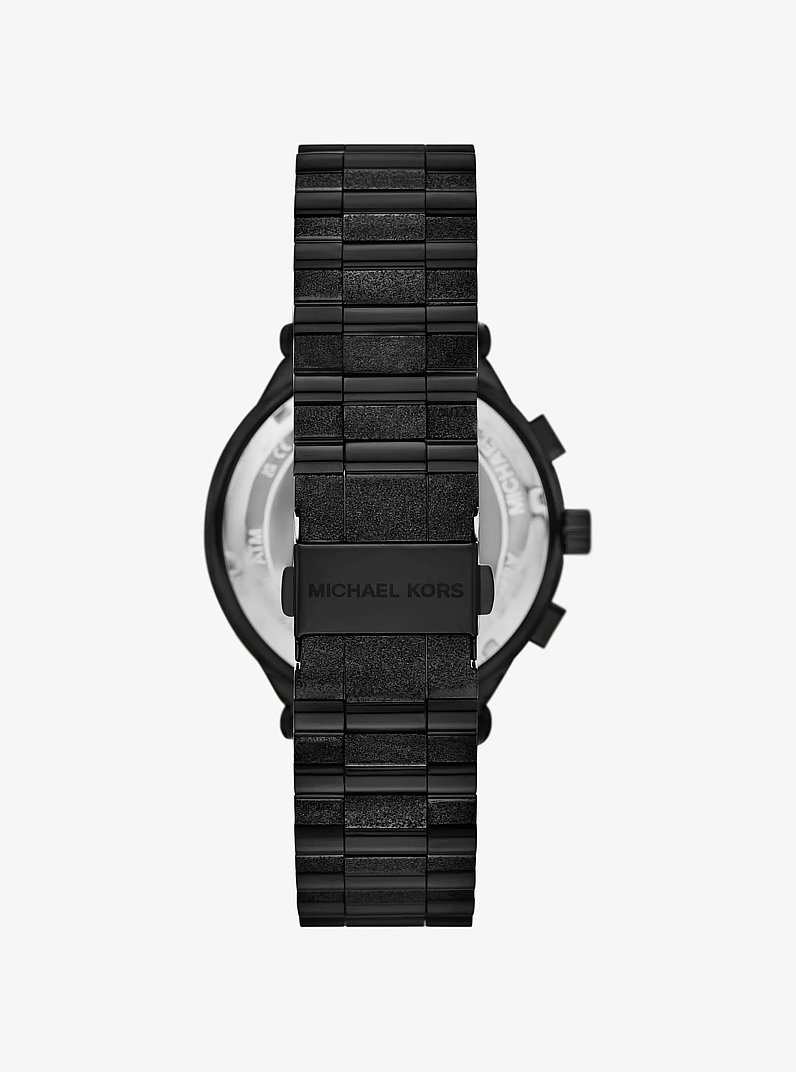 Montre Billie surdimensionn&eacute;e noire d&eacute;polie in NOIR | Michael Kors