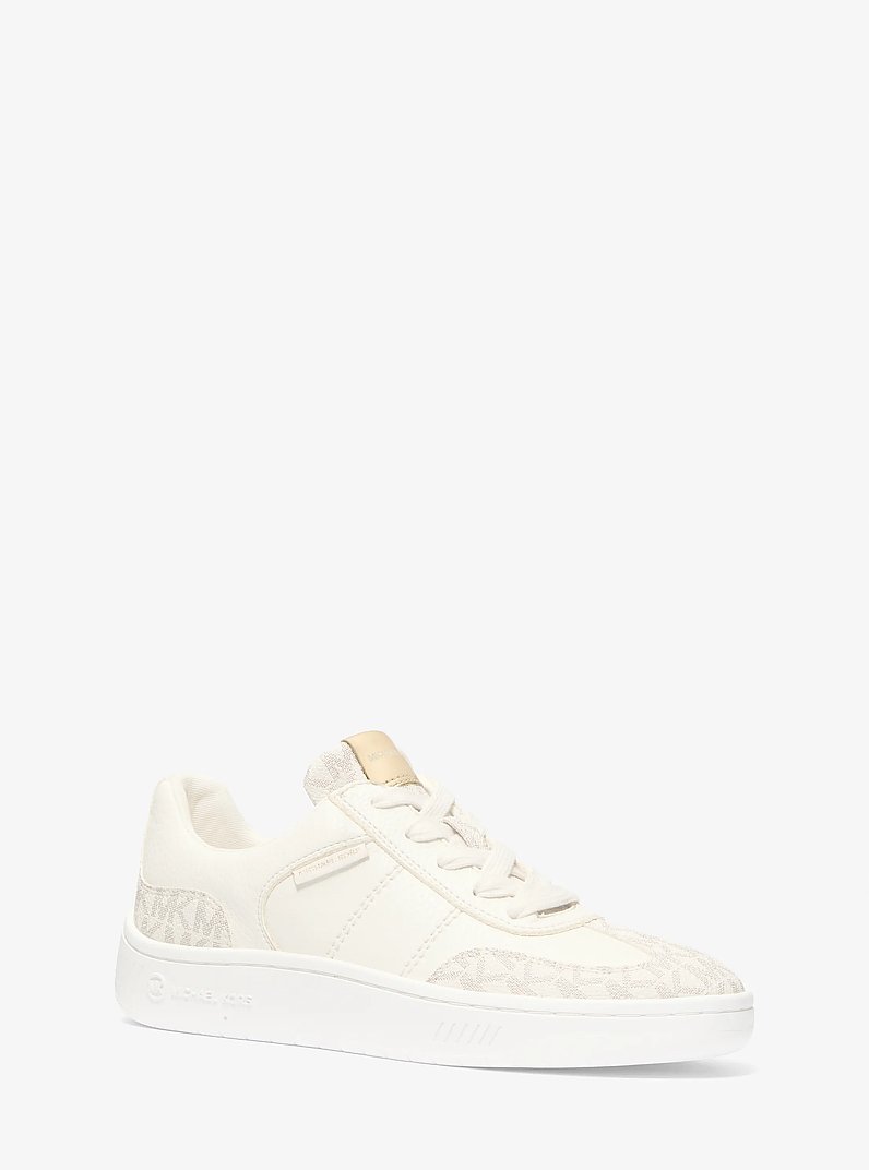 Kai Mixed-Media Sneaker in VANILLA | Michael Kors