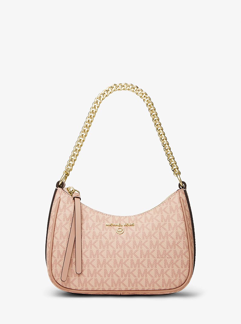 Jet Set Charm Small Logo Pochette in BALLET | Michael Kors
