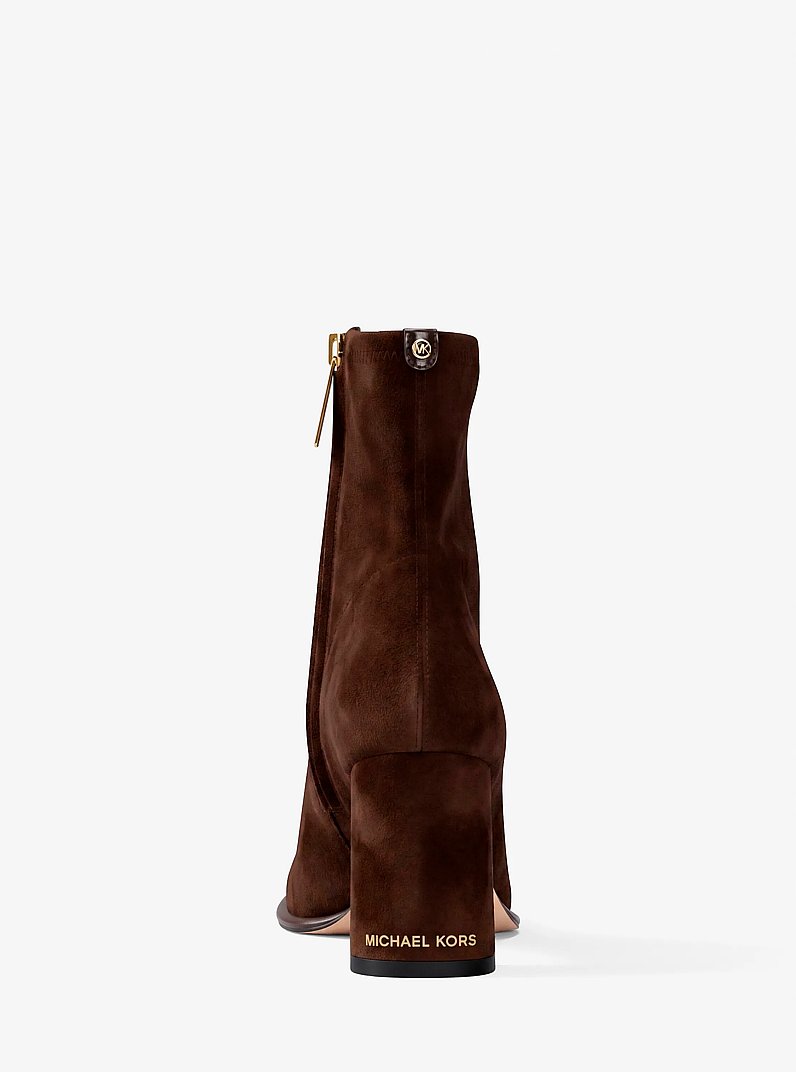 Vienna Polyester Microsuede Boot in NUTMEG | Michael Kors