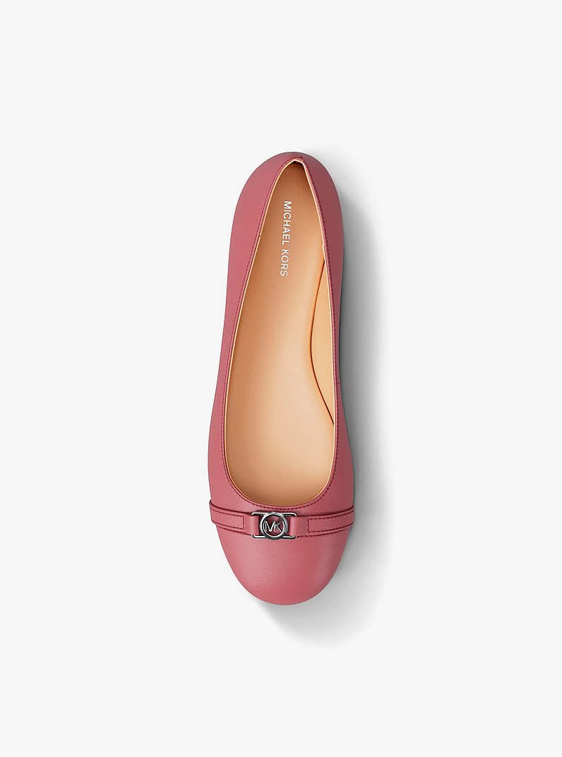 Ballerina Mandy in pelle in PALISSANDRO | Michael Kors