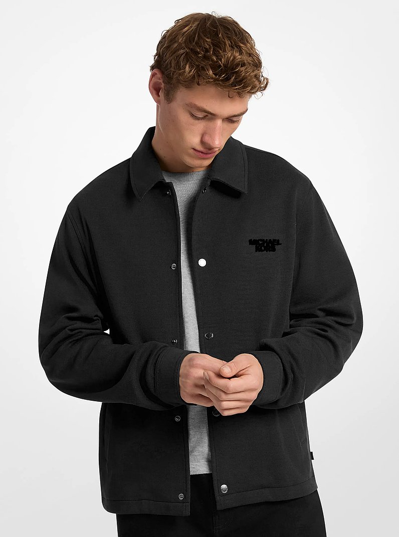 Giacca in misto cotone in NERO | Michael Kors