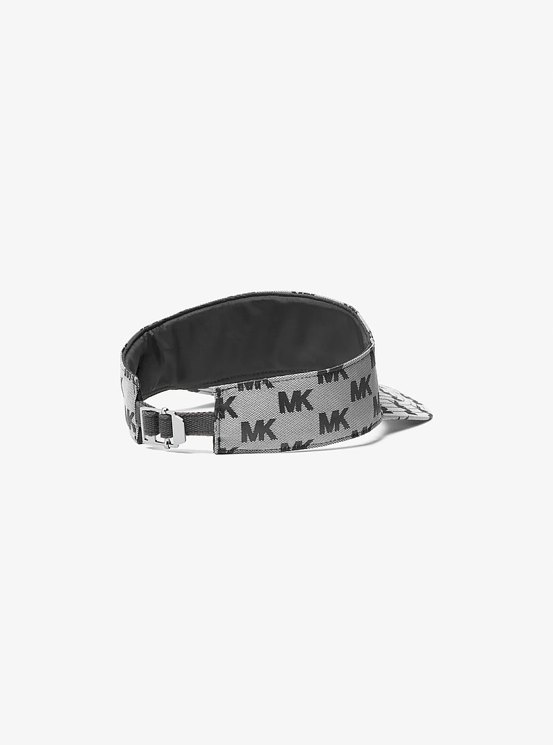 Logo Jacquard Visor in CHOCOLATE | Michael Kors