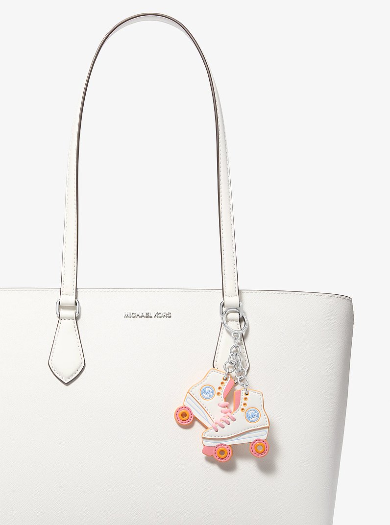 Colgante para bolso de pat&iacute;n in FRAMBUESA OSCURO | Michael Kors