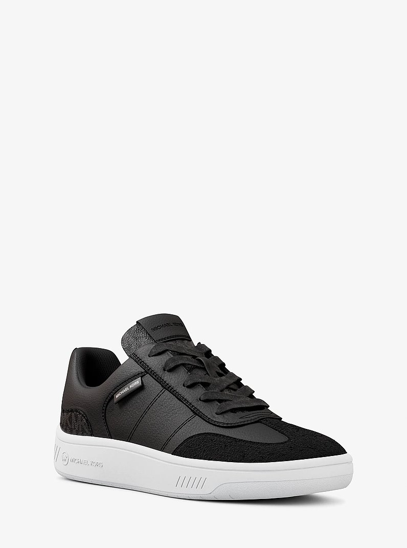 Kai Mixed-Media Sneaker in BLACK - Sale | Michael Kors Canada [CA]