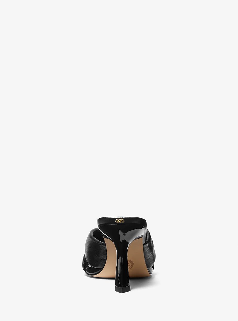 Sandale Elena aus Leder in SCHWARZ | Michael Kors