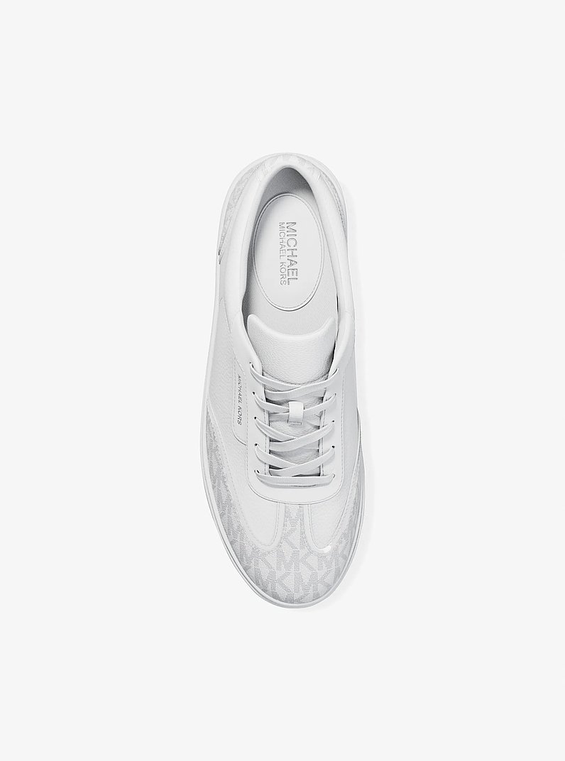 Starr Mixed-Media Sneaker in OPTIC WHITE | Michael Kors