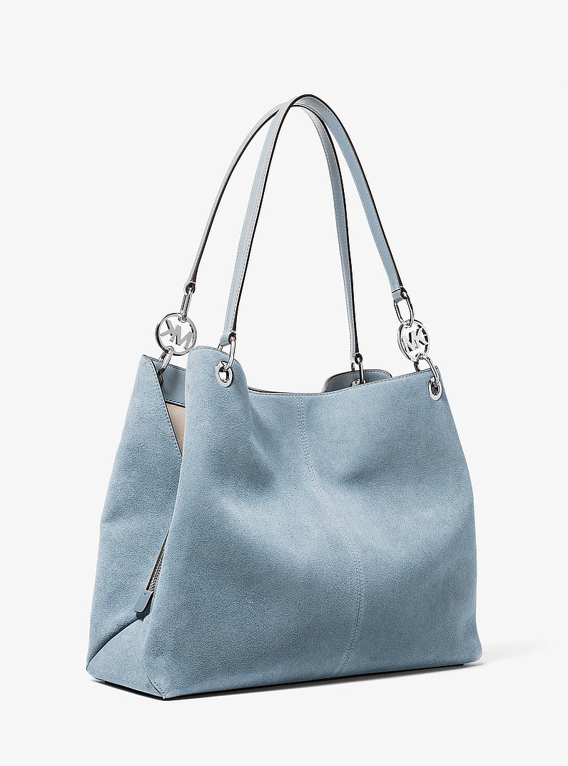 Grand sac &agrave; &eacute;paule Christina in BLEU P&Acirc;LE | Michael Kors