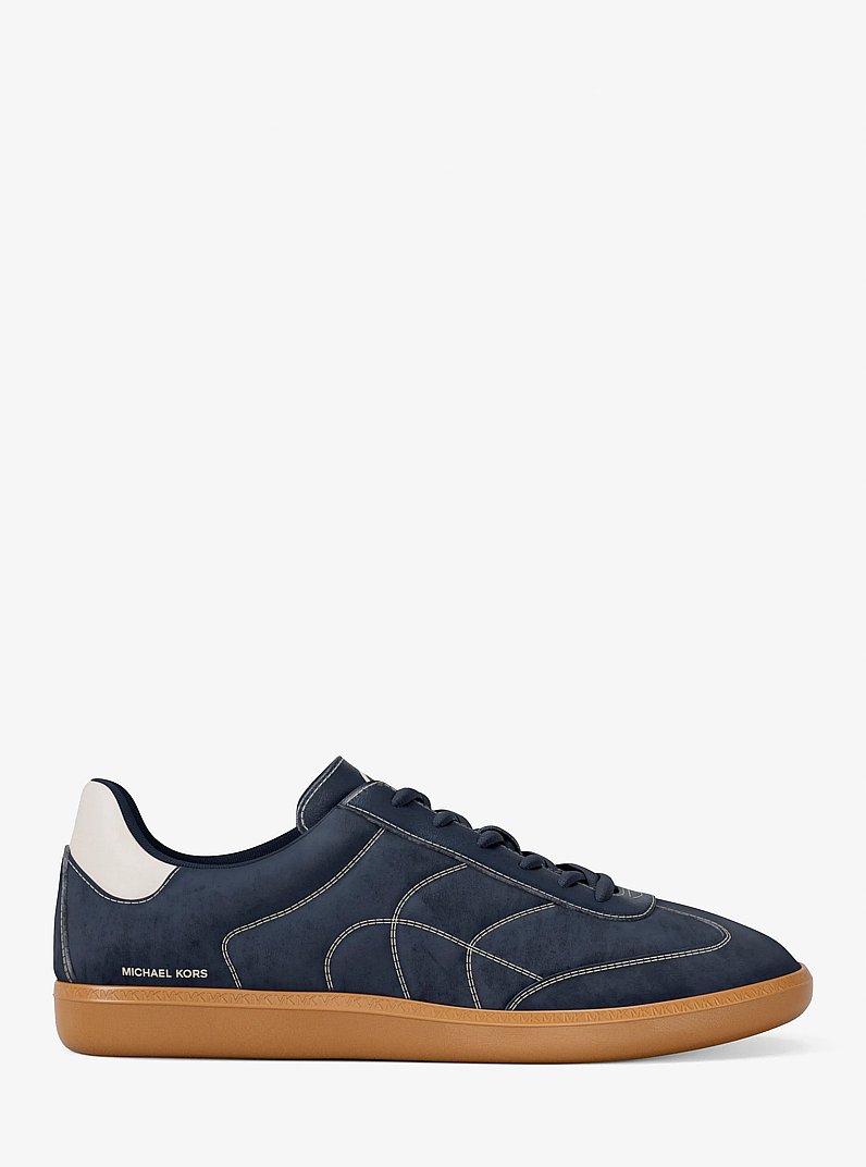 Espadrille Benny en su&egrave;de in BLEU MARINE | Michael Kors