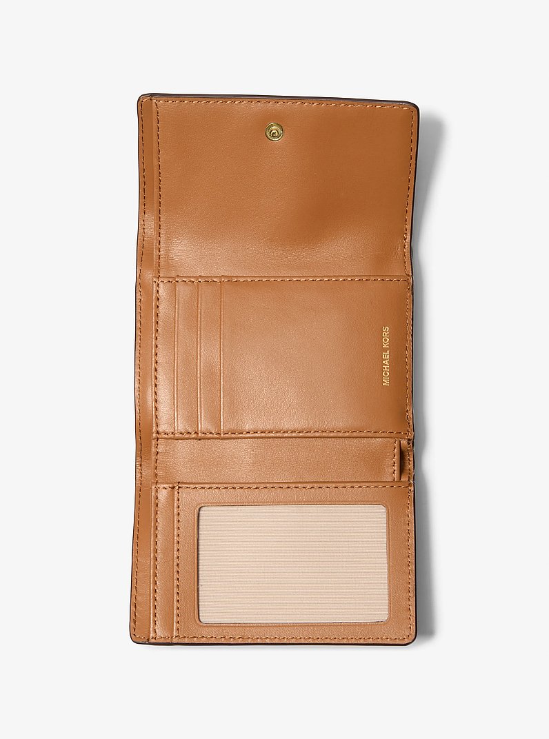 Bryant Medium Signature Logo Wallet in BRN/ACORN | Michael Kors