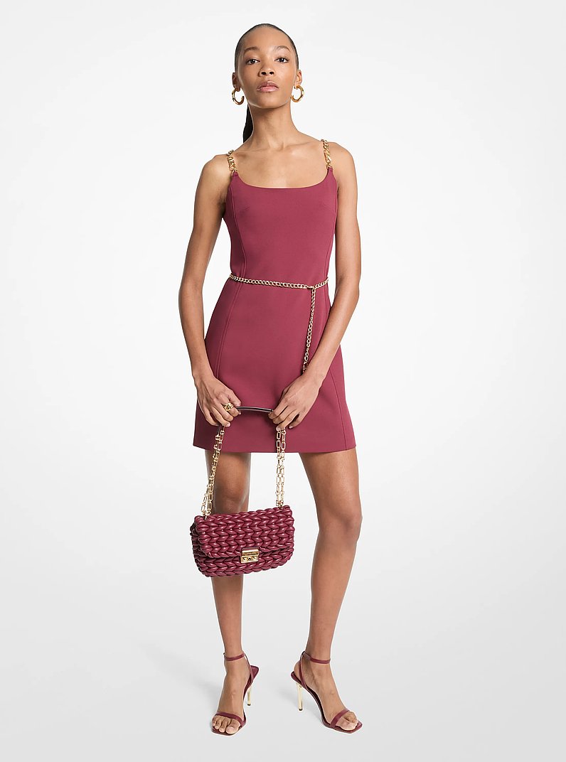 Bustier-Minikleid mit Kettentr&auml;gern und G&uuml;rtel in [3465] | Michael Kors