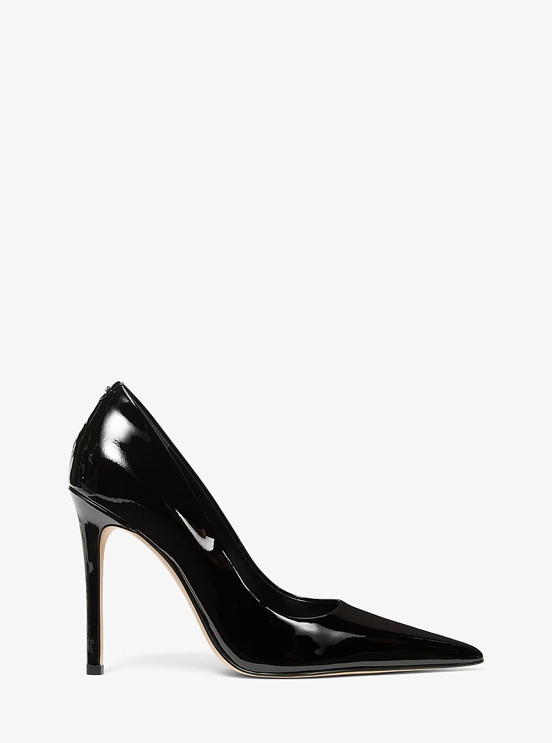 Elyse Patent Leather Pump in BLACK | Michael Kors