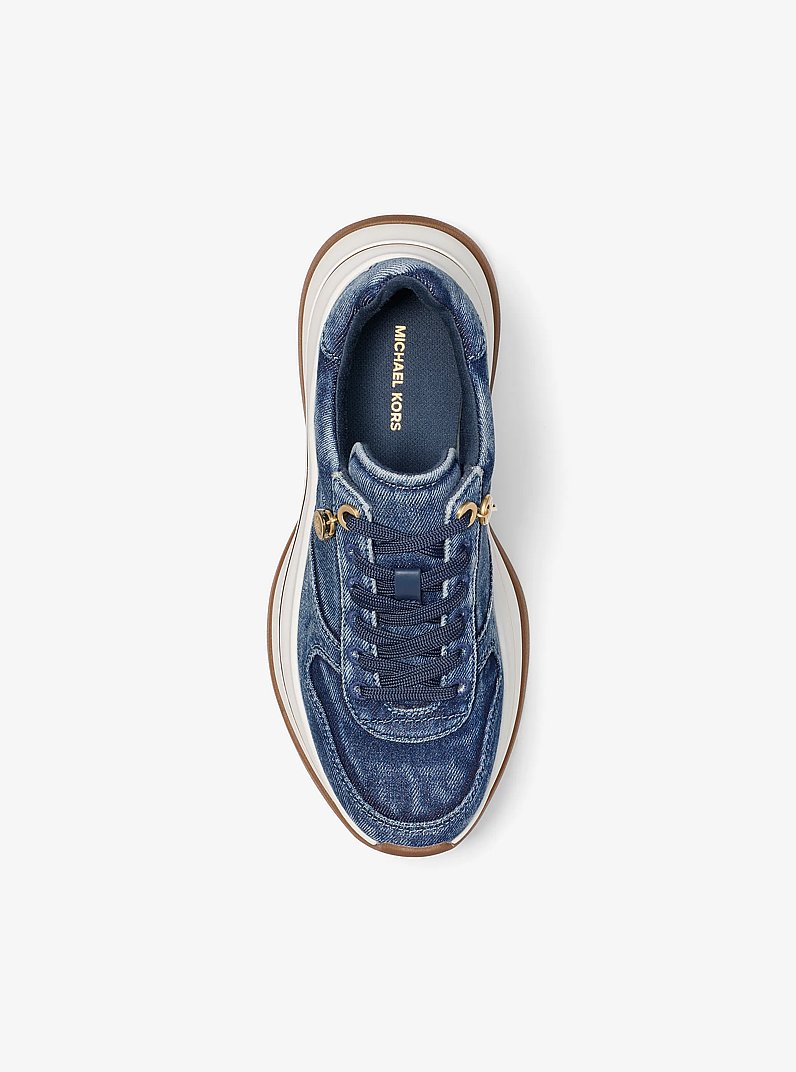 Sneaker Arla in denim lavato in [3741] | Michael Kors