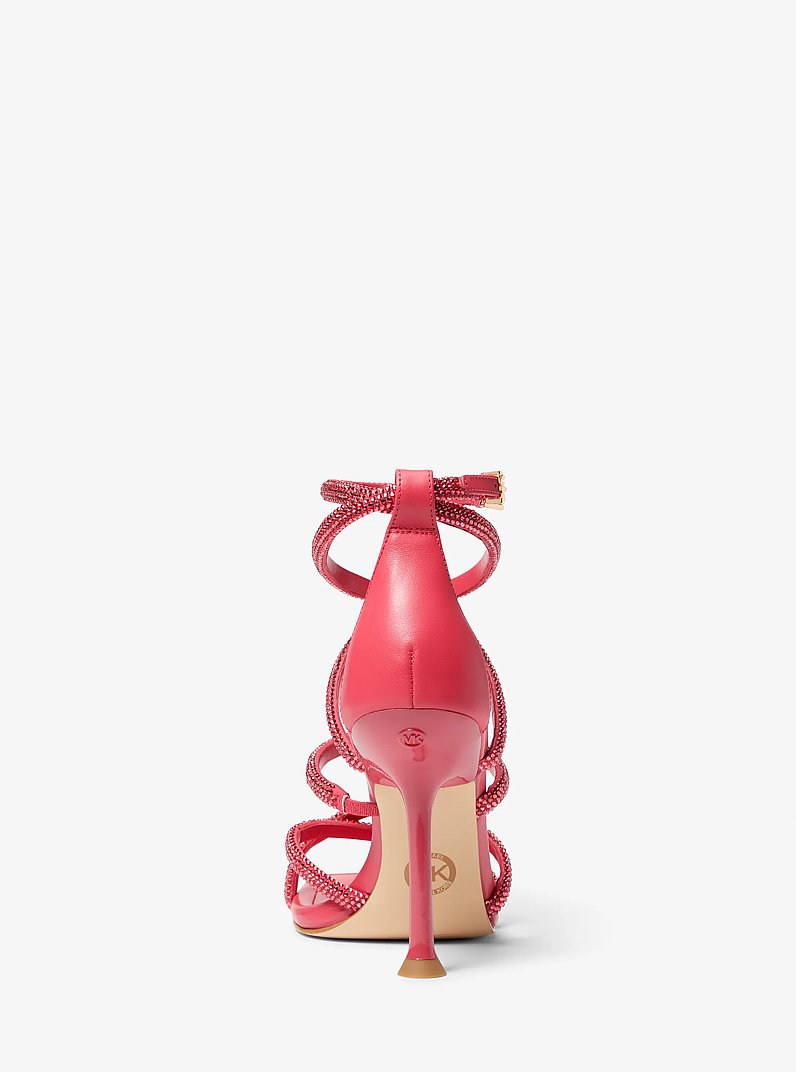 Imani Embellished Sandal in GERANIO | Michael Kors