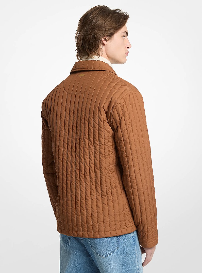 Quilted Chore Jacket in CARAMEL | Michael Kors