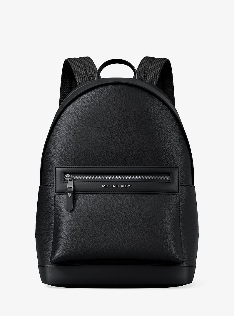 Jet Set Pebbled Leather Backpack in NEGRO | Michael Kors
