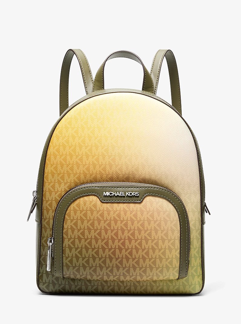 Jaycee Medium Ombr&eacute; Signature Logo Backpack in OLIVE COMBO | Michael Kors