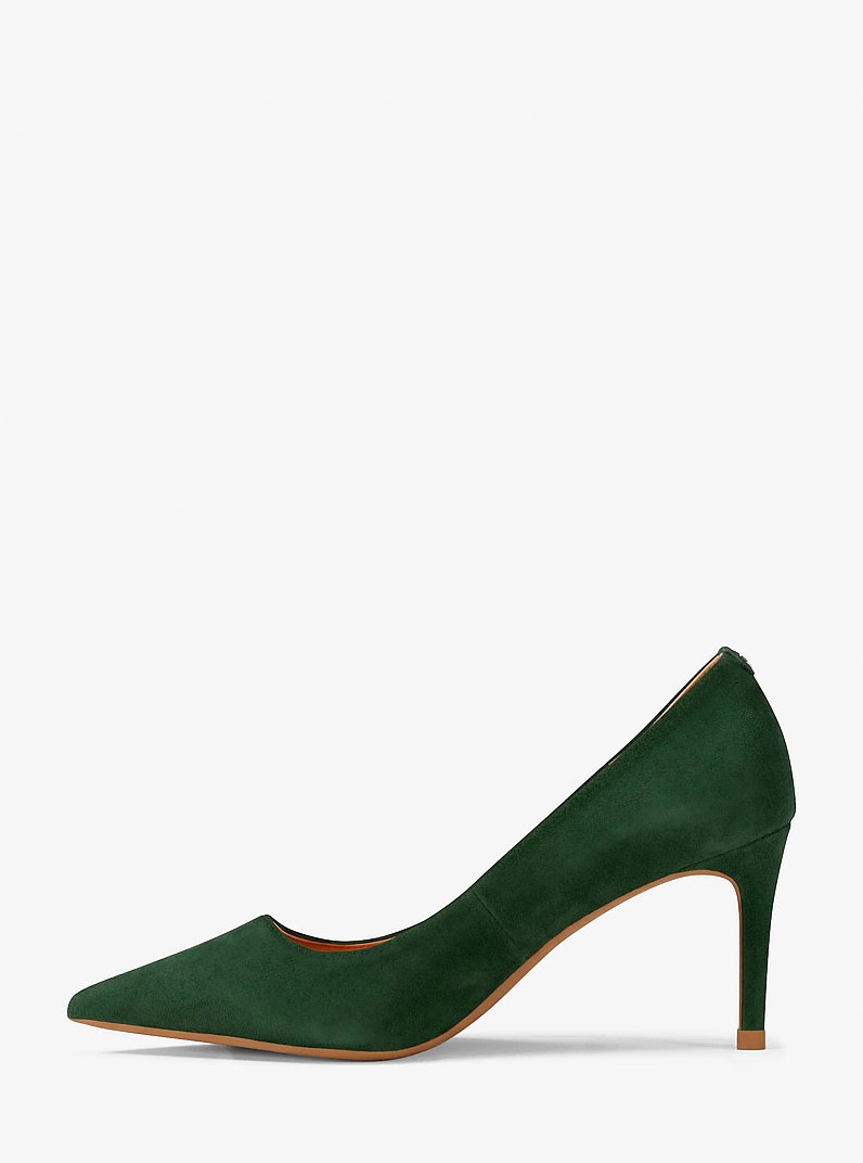 Alina Flex Suede Pump in MOSS | Michael Kors