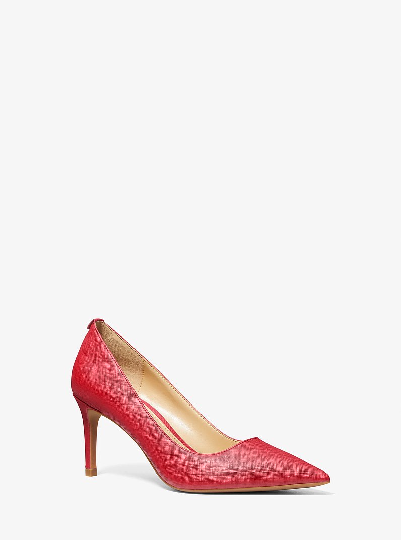 Alina Flex Faux Saffiano Leather Pump