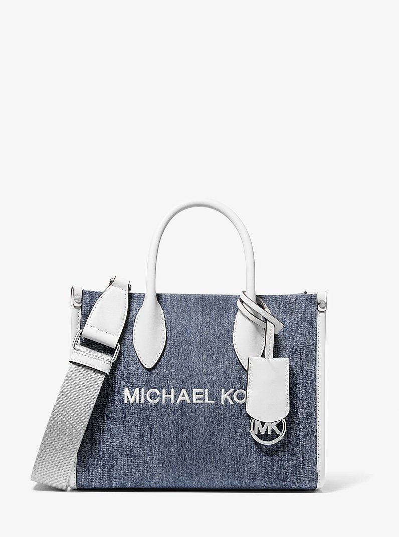 Mirella Small Denim Crossbody Bag in DENIM | Michael Kors