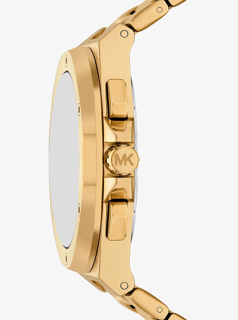 Montre Lennox surdimensionn&eacute;e de ton or in OR | Michael Kors