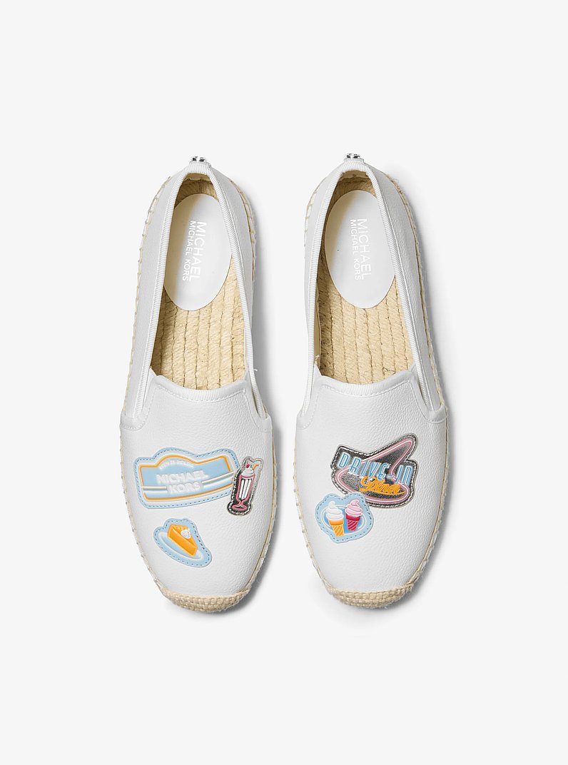 Hastings Embellished Espadrille in OPTIC WHITE | Michael Kors