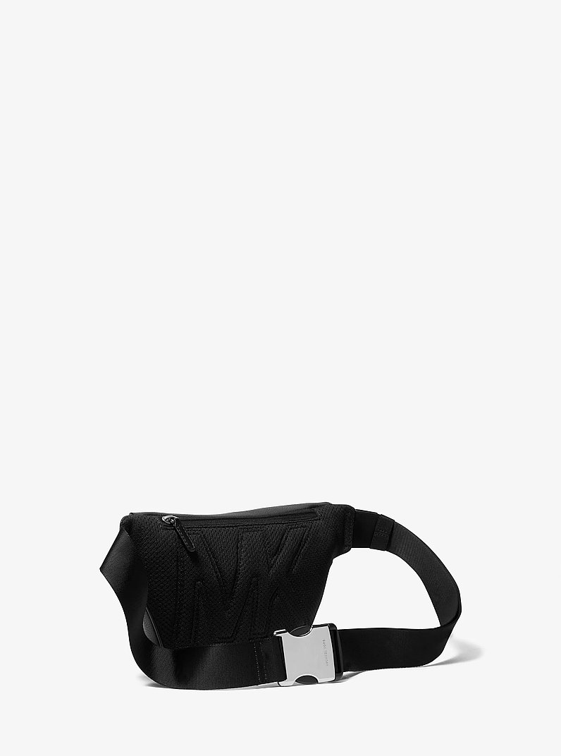 Hudson Pebbled Leather Sling Pack in BLACK | Michael Kors