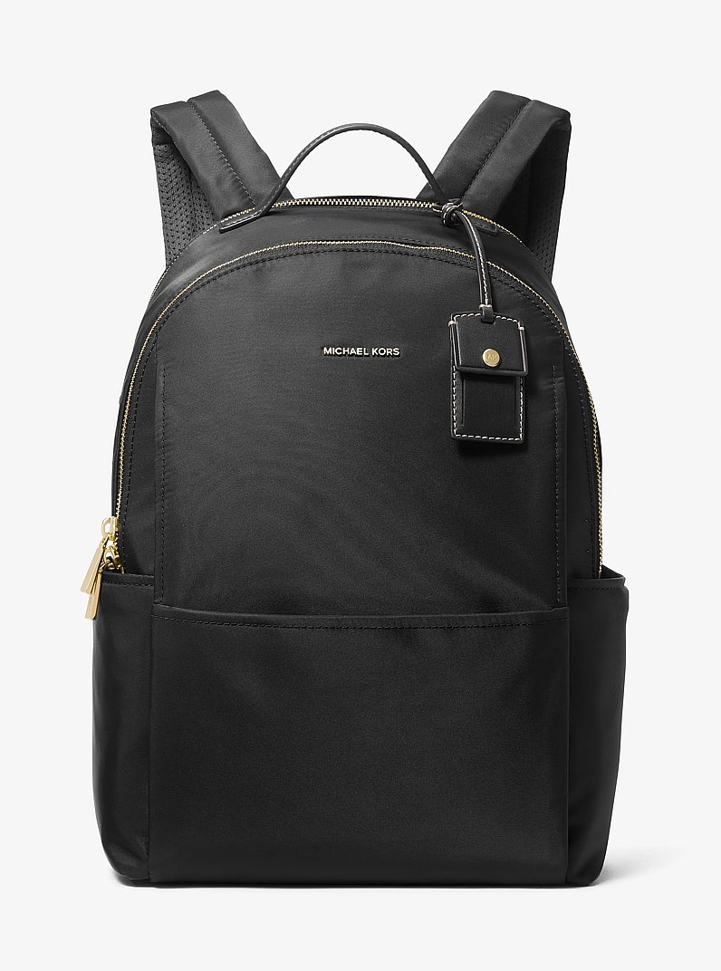 Sable Large Nylon Backpack in BLACK | Michael Kors