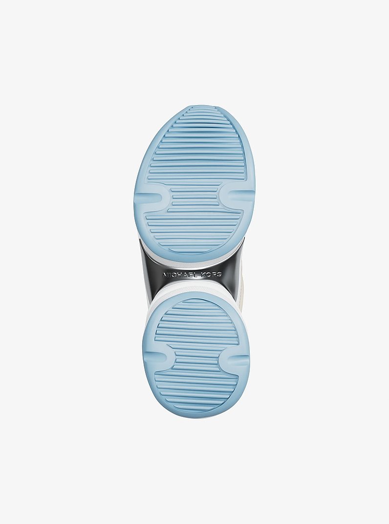 Espadrille Olympia en mat&eacute;riaux multiples in BLEU CIEL CLAIR | Michael Kors