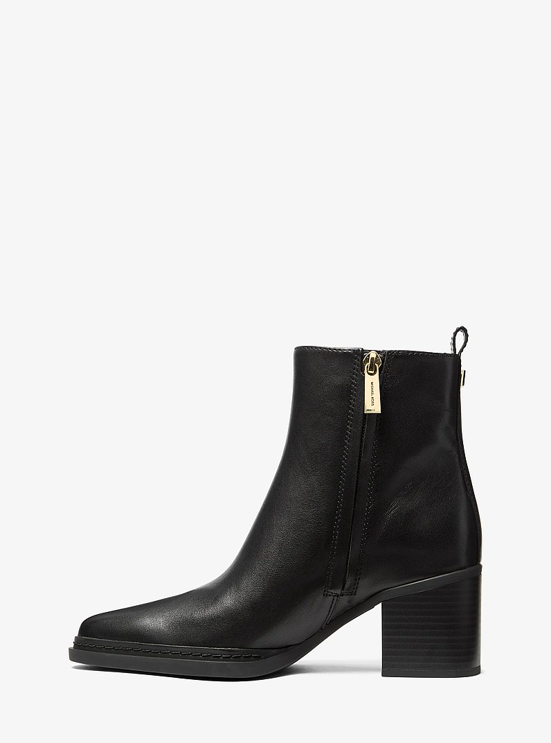 Lex Leather Boot in BLACK | Michael Kors