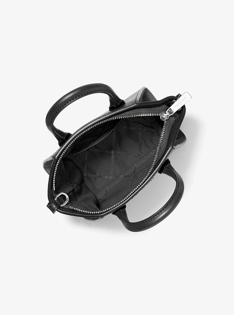 Avril Extra-Small Leather Satchel in BLACK - Sale | Michael Kors [US]