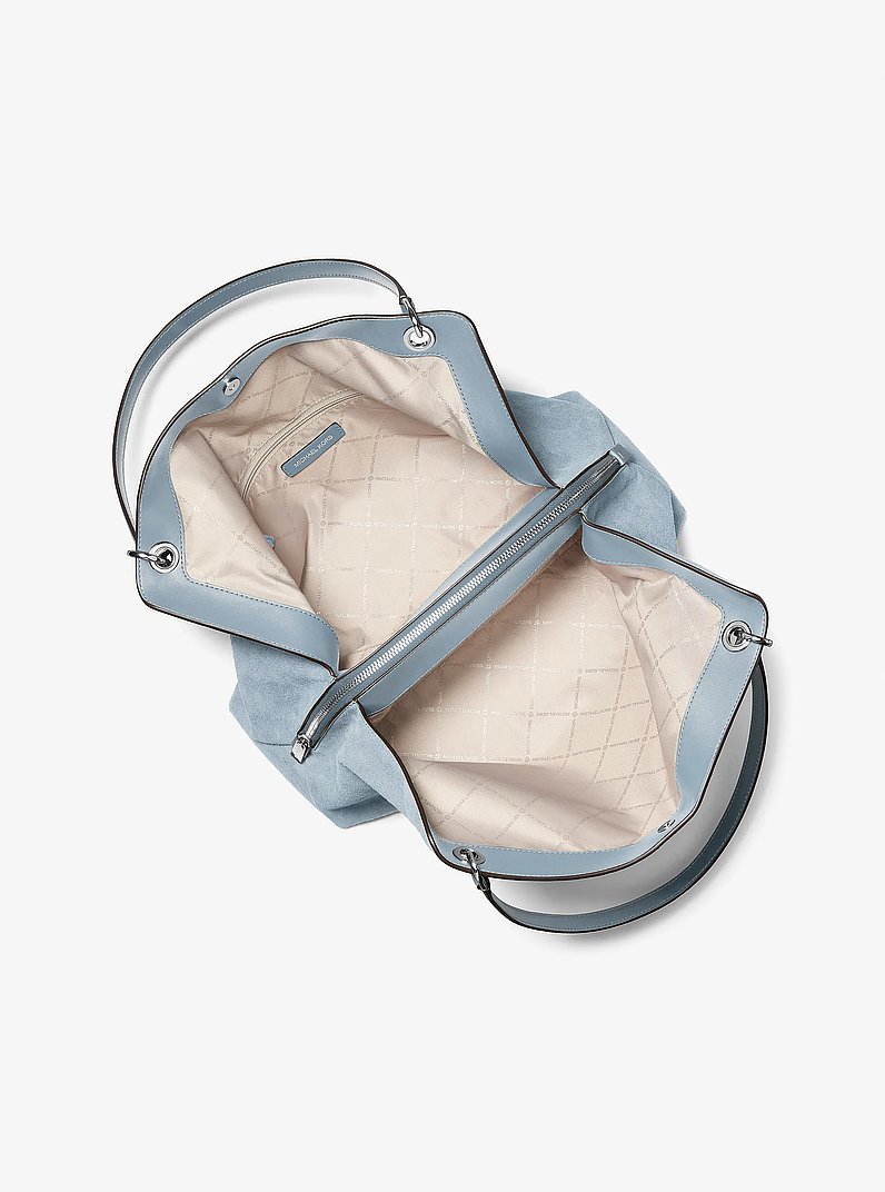 Grand sac &agrave; &eacute;paule Christina in BLEU P&Acirc;LE | Michael Kors