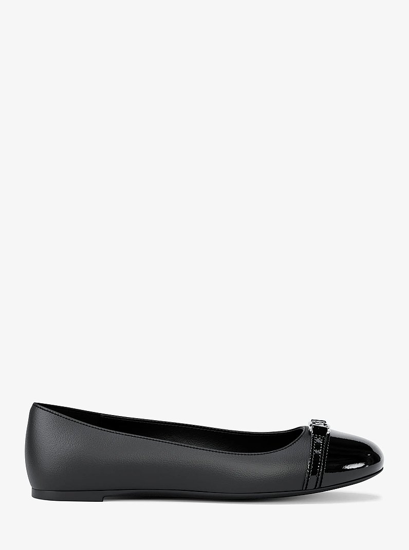 Mandy Leather Moccasin in BLACK | Michael Kors