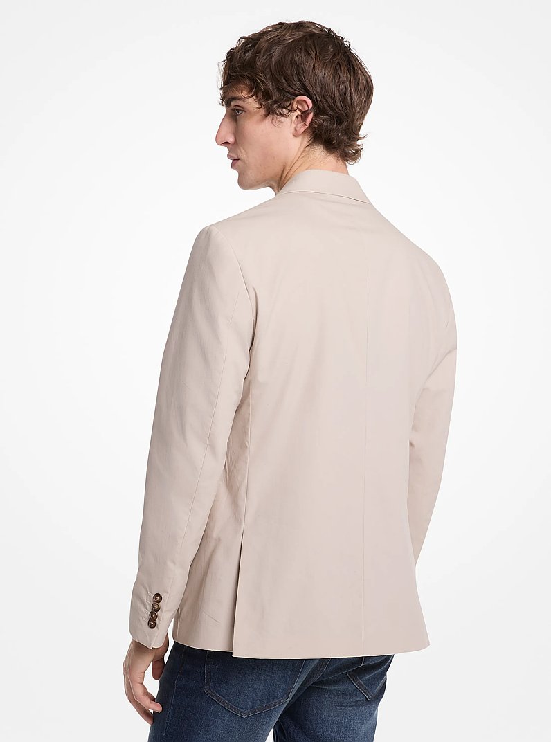 Cotton Poplin Blazer in DUNE | Michael Kors