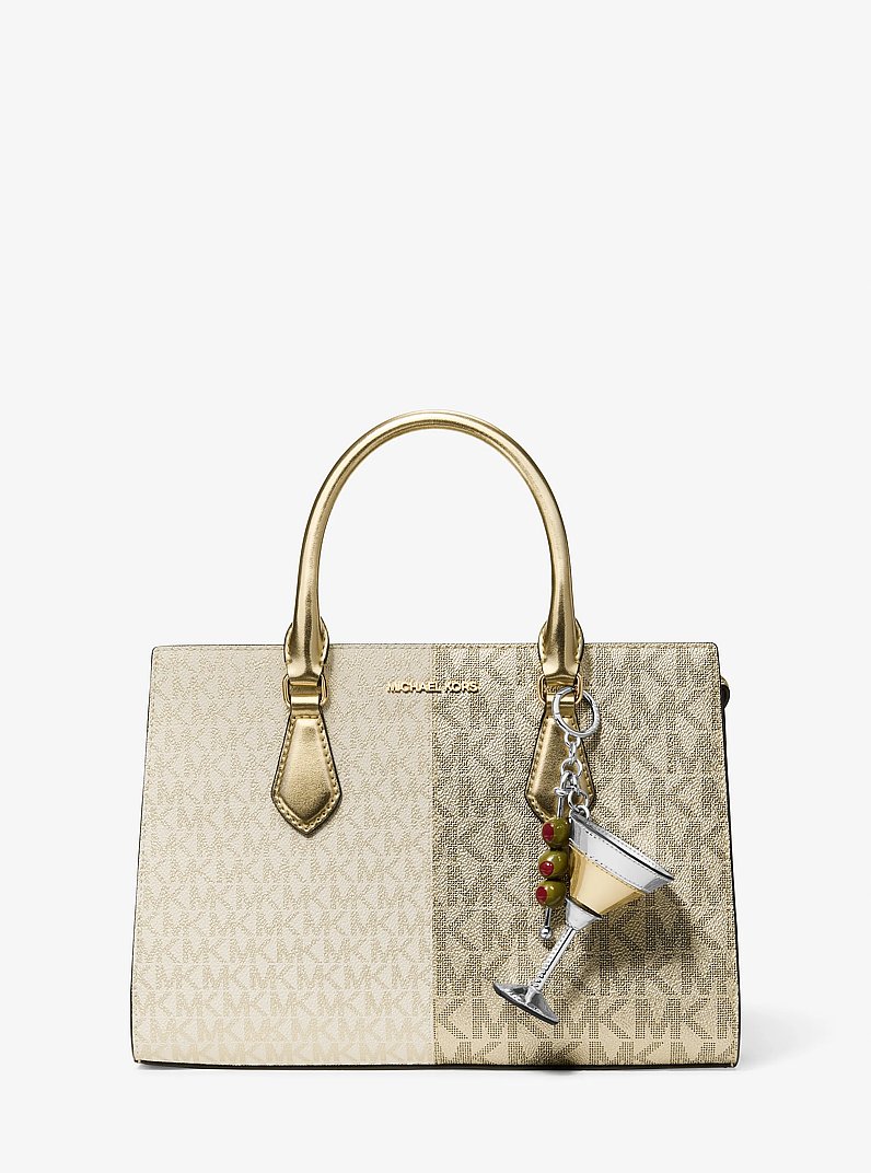 Martini Bag Charm in SILVER | Michael Kors