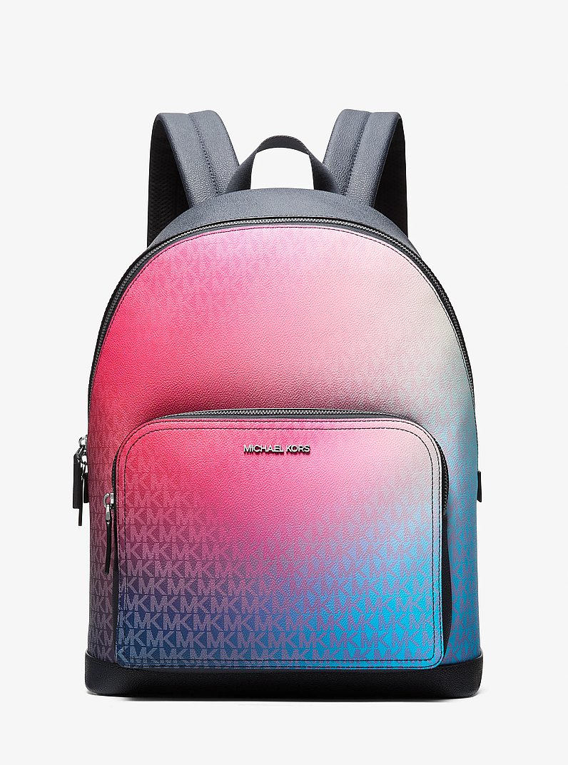 Cooper Ombr&eacute; Signature Logo Backpack in NAVY MULTI | Michael Kors