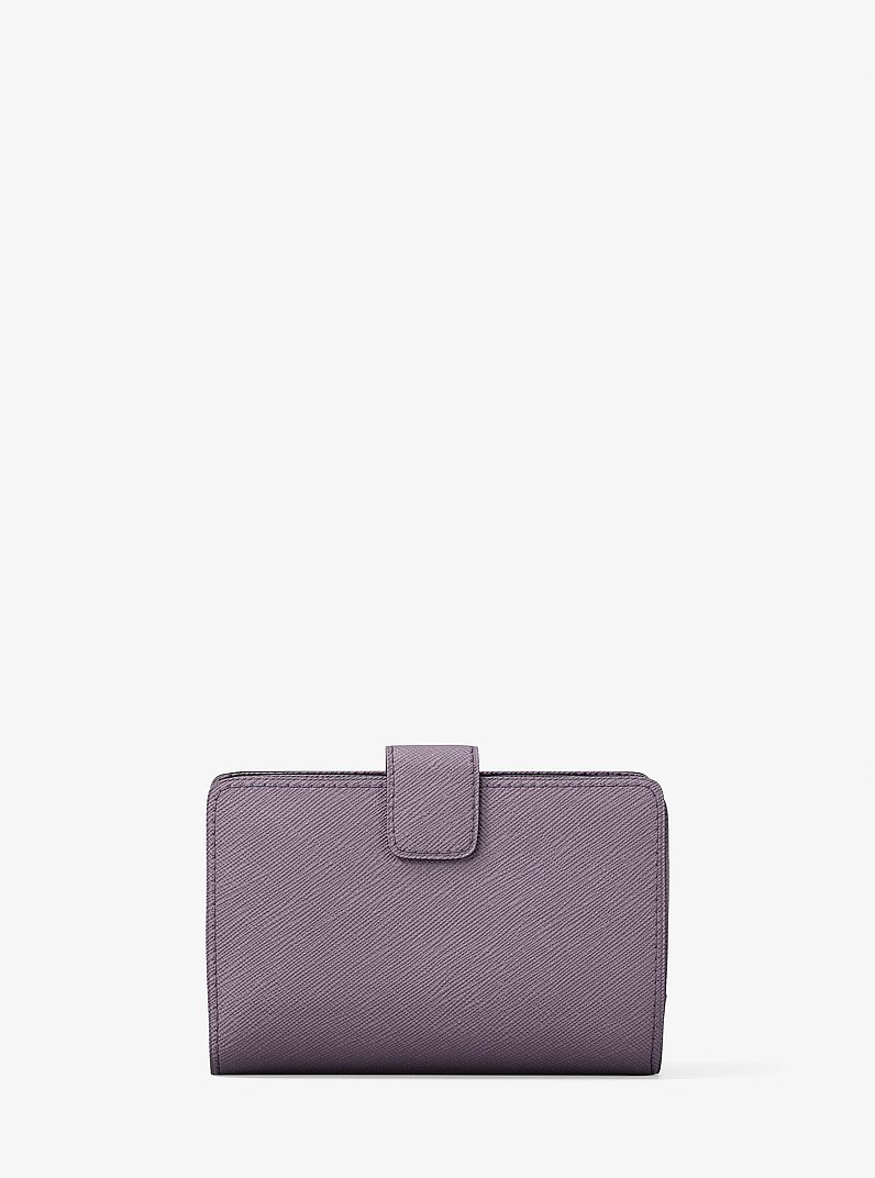 Medium Saffiano Leather Wallet in LILAC | Michael Kors