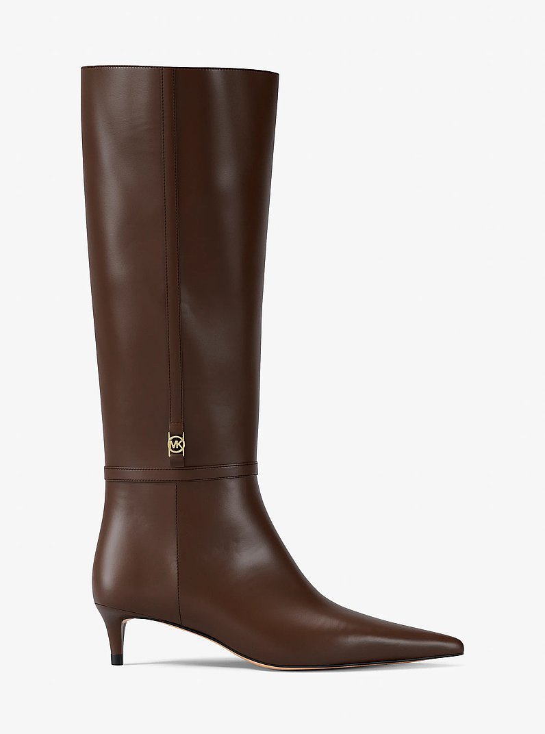 Nalia Kitten-Heel Boot in NUTMEG | Michael Kors