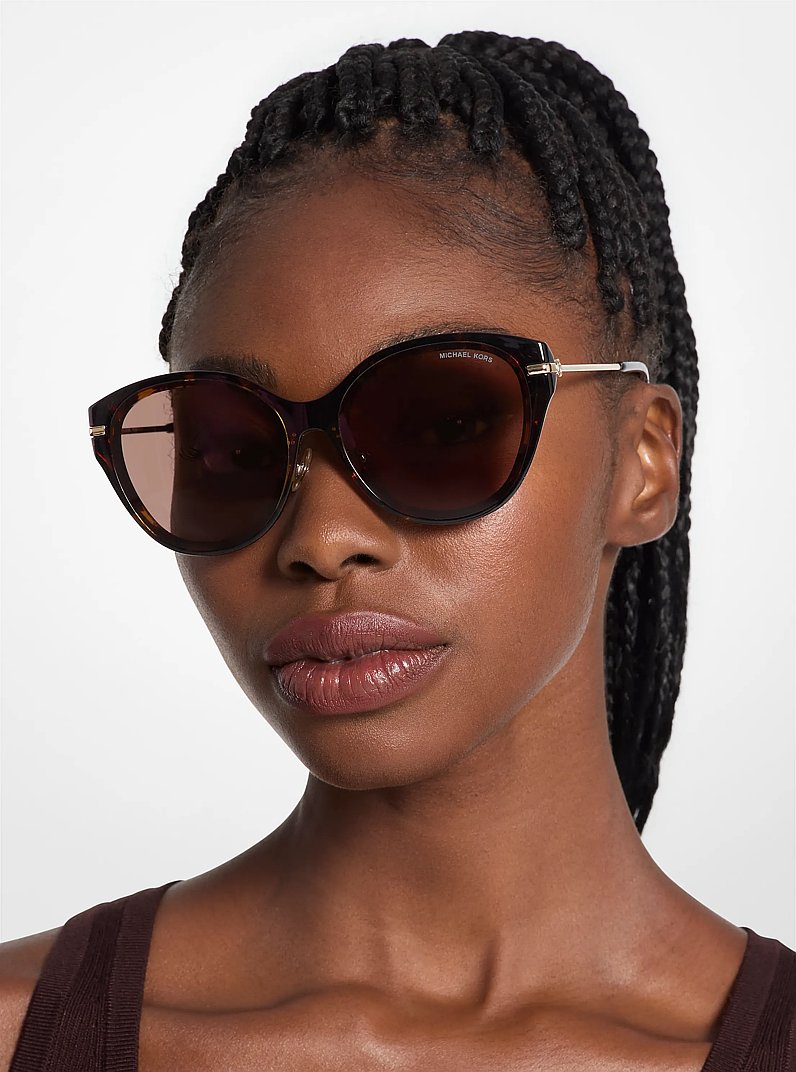 Tianjin Sunglasses in DARK TORTOISE | Michael Kors