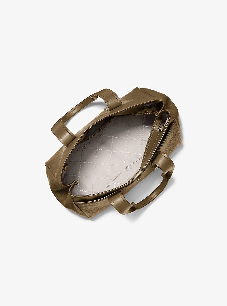 Foster Small Pebbled Leather Satchel